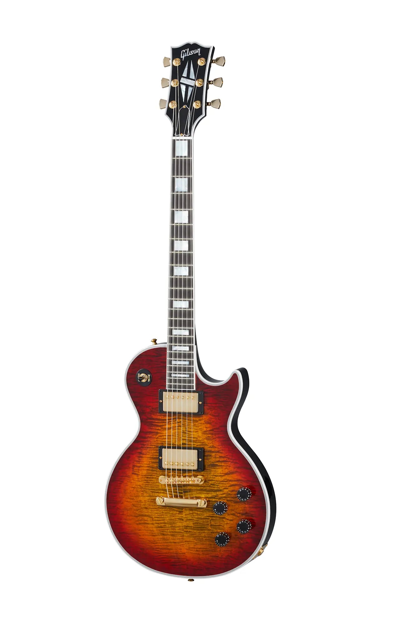 Gibson Custom Les Paul Axcess Custom Figured, Gloss, Bengal Burst Electric Guitar Gibson Custom