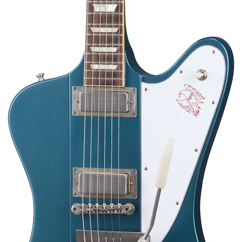 Gibson Custom 1963 Firebird V with Maestro Vibrola, Ultra Light Aged, Pelham Blue Electric Guitar Gibson Custom