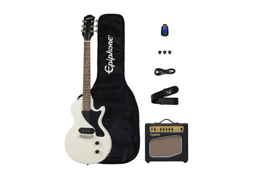 Epiphone Billie Joe Armstrong Les Paul Junior Player Pack, Classic White Player Pack Epiphone