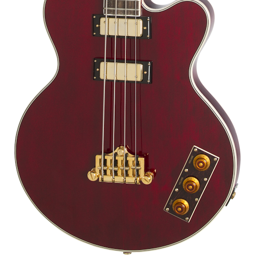Epiphone Allen Woody Rumblekat Bass, Wine Red Electric Bass Epiphone