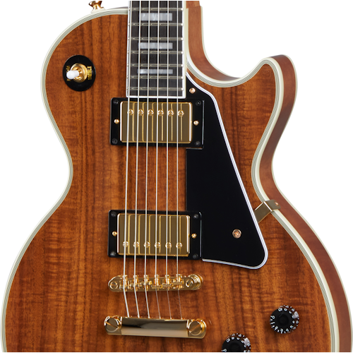 Epiphone Les Paul Custom Koa, Natural Electric Guitar Epiphone