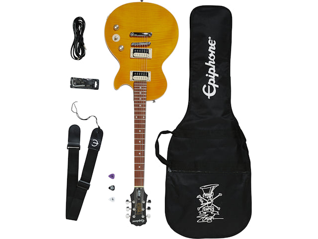 Epiphone Slash Appetite Les Paul Special-II Performance Pack 230V, Appetite Amber Player Pack Epiphone