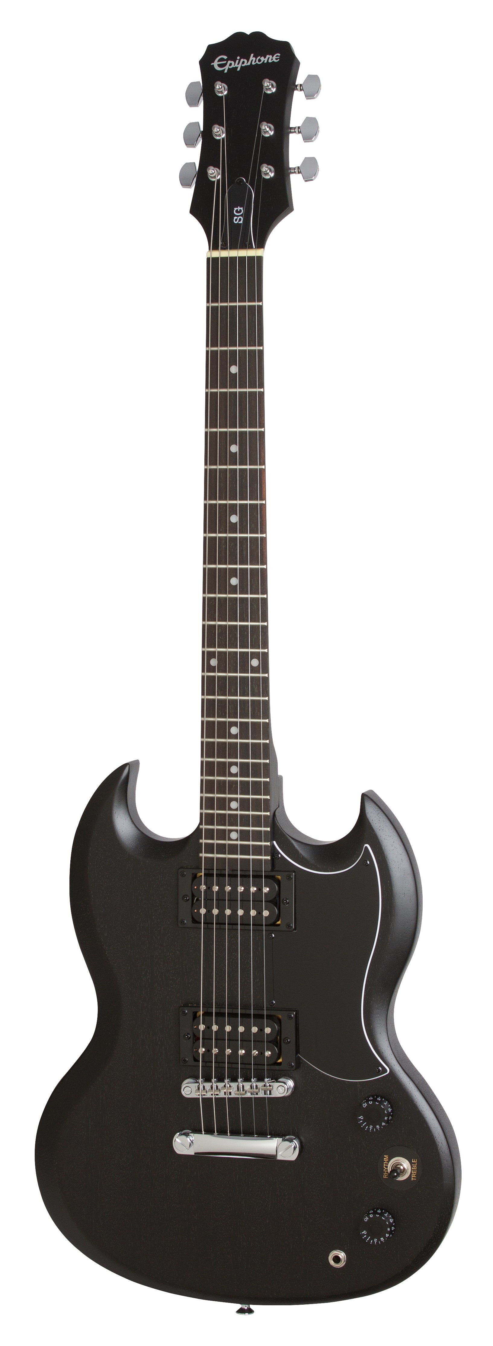 Epiphone SG エレキギターブラック　エピフォン　黒 Epiphone Classic SG With Ceramic Humbuckers and Vintage Worn