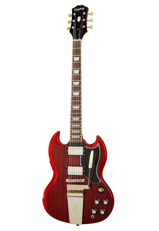 Epiphone SG Standard 60s Maestro Vibrola, Vintage Cherry Electric Guitar Epiphone