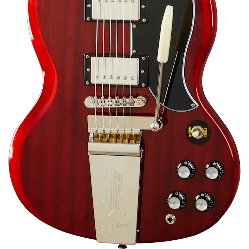 Epiphone SG Standard 60s Maestro Vibrola, Vintage Cherry Electric Guitar Epiphone