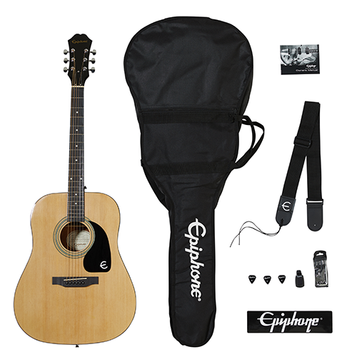 Epiphone FT-100 Player Pack, Natural Player Pack Epiphone