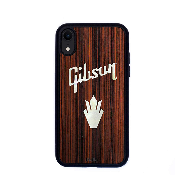Gibson Holly Inlay Premium Phone Case, iPhone XR Headphones Gibson
