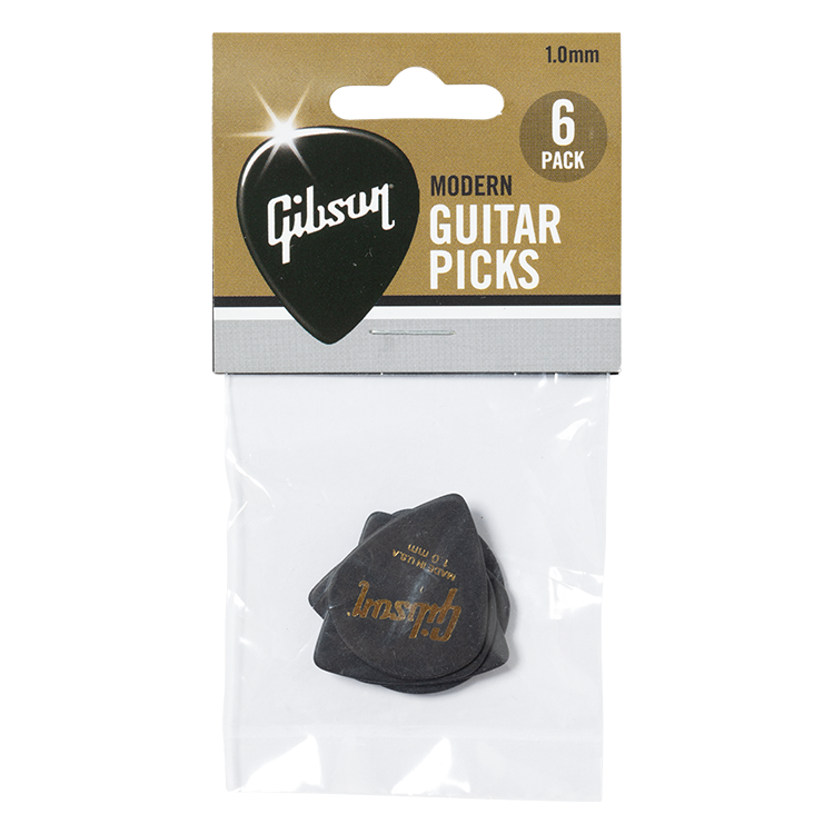 Gibson Modern Guitar Picks, 6-Pack, 1.0mm Picks Gibson