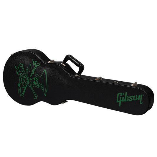 Gibson Slash Les Paul Guitar Case, Anaconda Green, Exclusive Hardshell Case Gibson