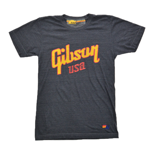 Aviator Nation x Gibson USA Crew Tee Shirts & Tops Gibson XS
