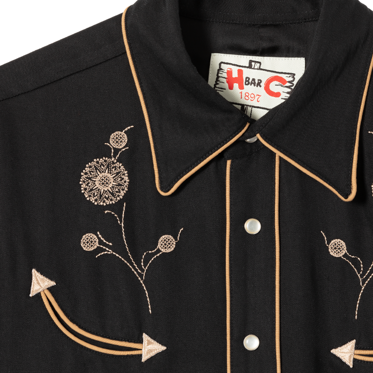H Bar C x Gibson J-200 Tencel Men's Shirt, Exclusive Shirts & Tops Gibson