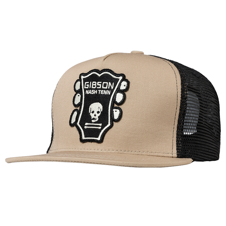 imogene + willie x Gibson Headstock Trucker Hat, Exclusive Headwear Gibson