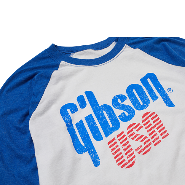 Gibson USA Baseball Tee Limited Edition Shirts & Tops Gibson Small