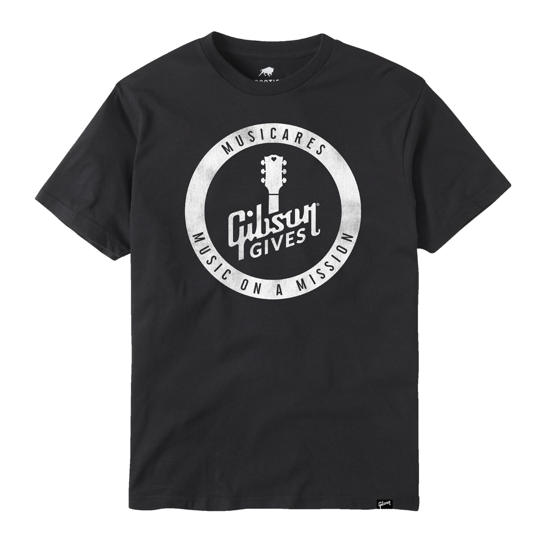 Gibson Gives x MusiCares: Music on a Mission Tee Shirts & Tops Gibson Small
