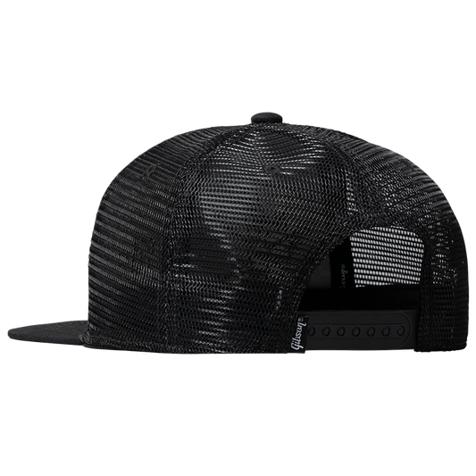 Gibson Slash 'Skully' Trucker Hat, All-Black Headwear Gibson