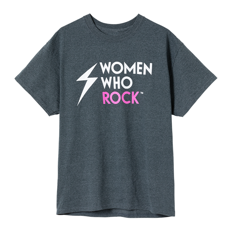 Women Who Rock x Gibson Tee Shirts & Tops Gibson Gray Small