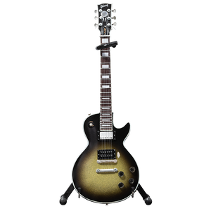 Gibson AXE HEAVEN® Adam Jones Silverburst Les Paul 1:4 Scale Mini Guitar Model Mini Guitar Gibson