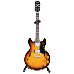 Gibson AXE HEAVEN ES-335 Vintage Sunburst 1:4 Scale Mini Guitar Model Mini Guitar Gibson