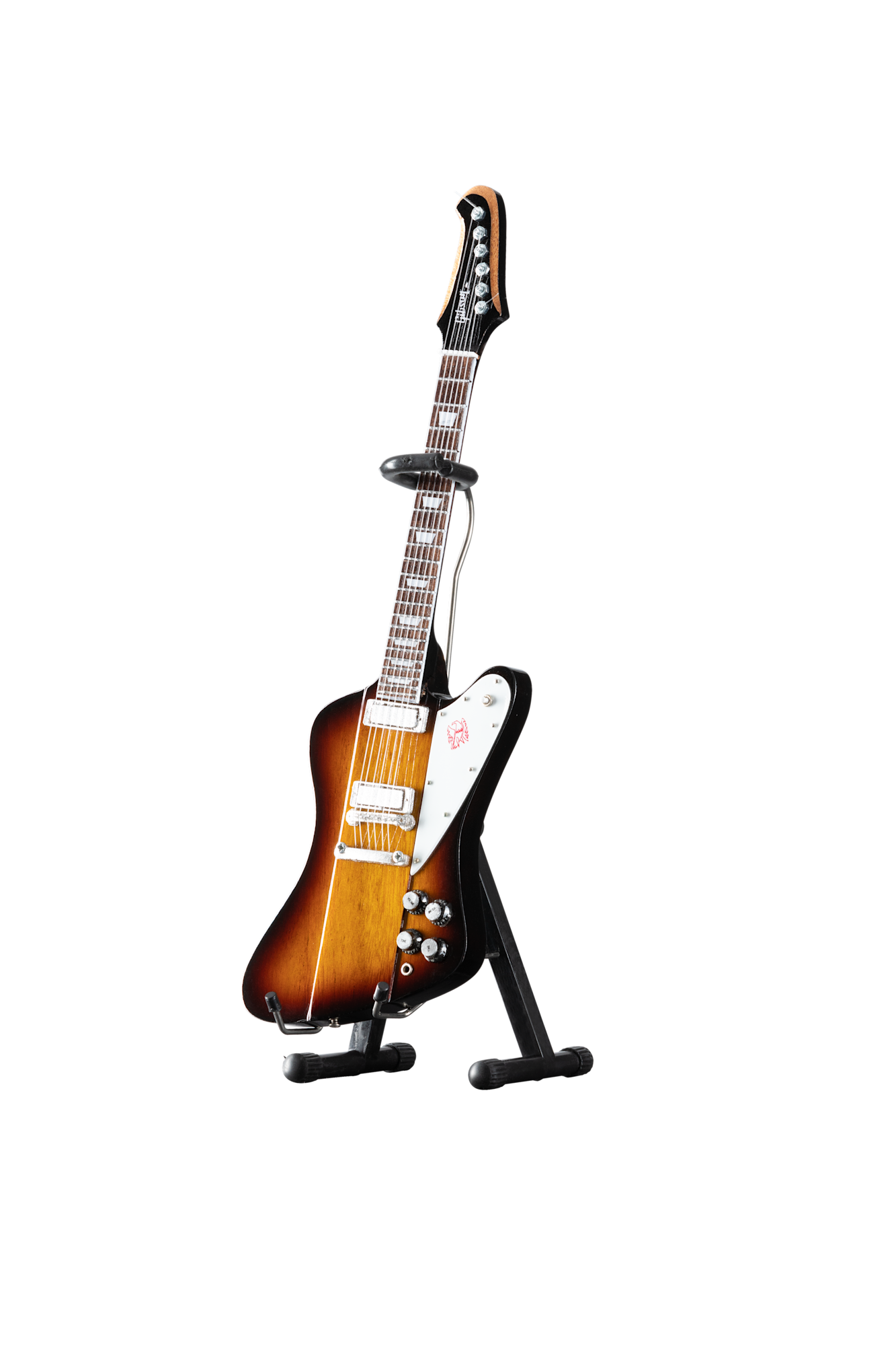 Gibson AXE HEAVEN® Firebird V Vintage Sunburst 1:4 Scale Mini Guitar Model Mini Guitar Gibson