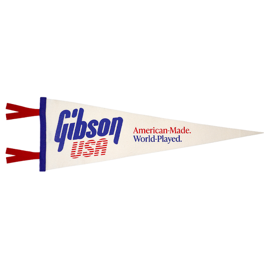 Gibson "American Made, World Played" Oxford Pennant Pennant Gibson