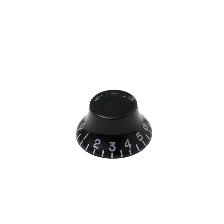 Gibson Top Hat Knobs, Black, 4 pack Knob Gibson