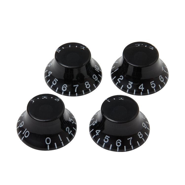 Gibson Top Hat Knobs, Black, 4 pack Knob Gibson