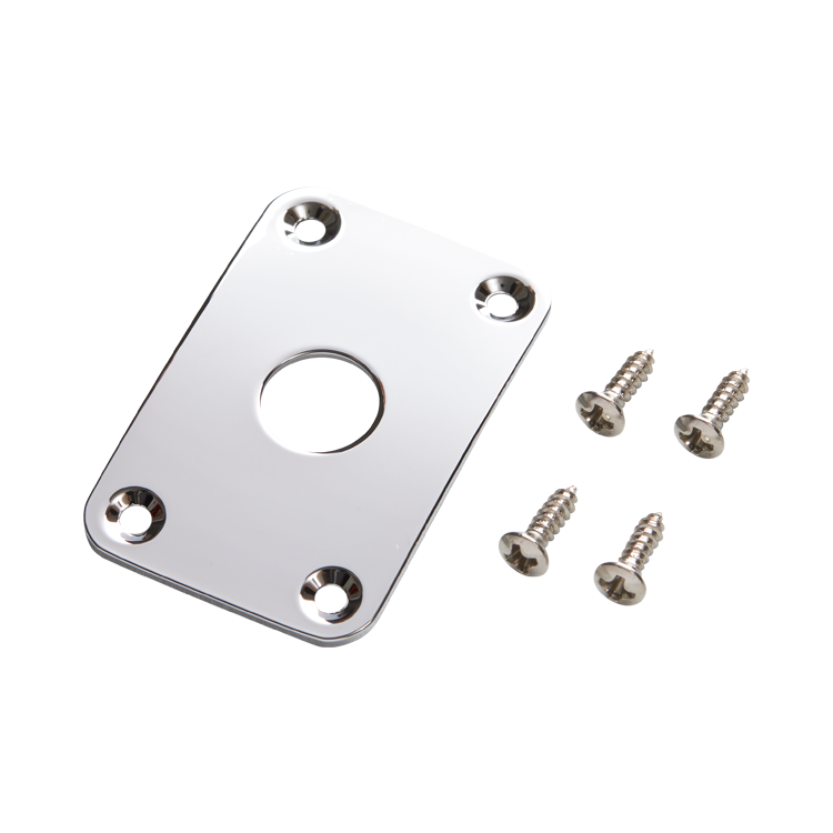 Gibson Explorer Metal Jack Plate, Chrome Jack Plate Gibson