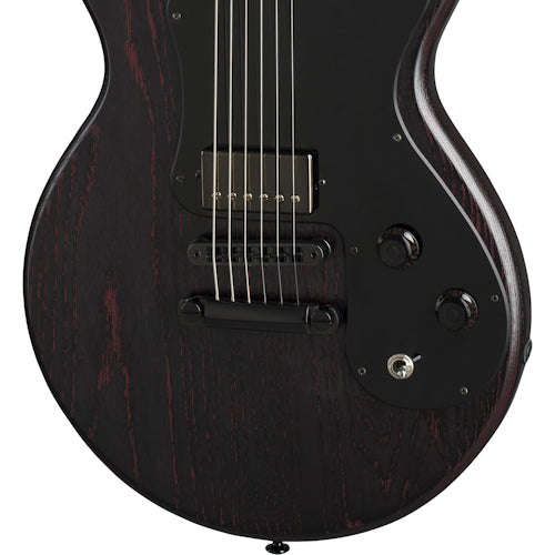 Gibson Michael Clifford Signature Melody Maker, Jet Black Cherry (Gibson Hard Shell Case Included) Electric Guitar Gibson