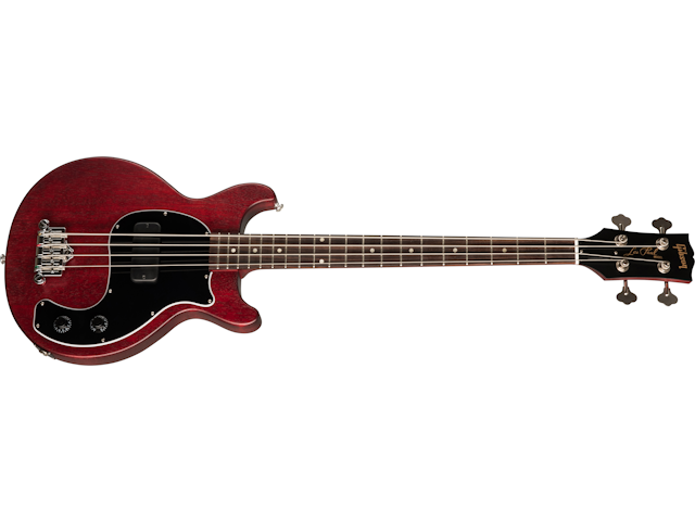 Gibson Les Paul Junior Tribute DC Bass, Left-Handed, Worn Cherry Electric Bass Gibson