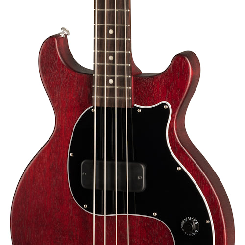 Gibson Les Paul Junior Tribute DC Bass, Worn Cherry Electric Bass Gibson