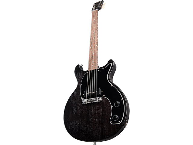 Gibson Les Paul Junior Tribute DC, Worn Ebony (Gibson Gig Bag Included) Electric Guitar Gibson