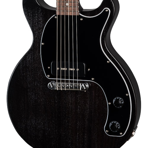 Gibson Les Paul Junior Tribute DC, Worn Ebony (Gibson Gig Bag Included) Electric Guitar Gibson