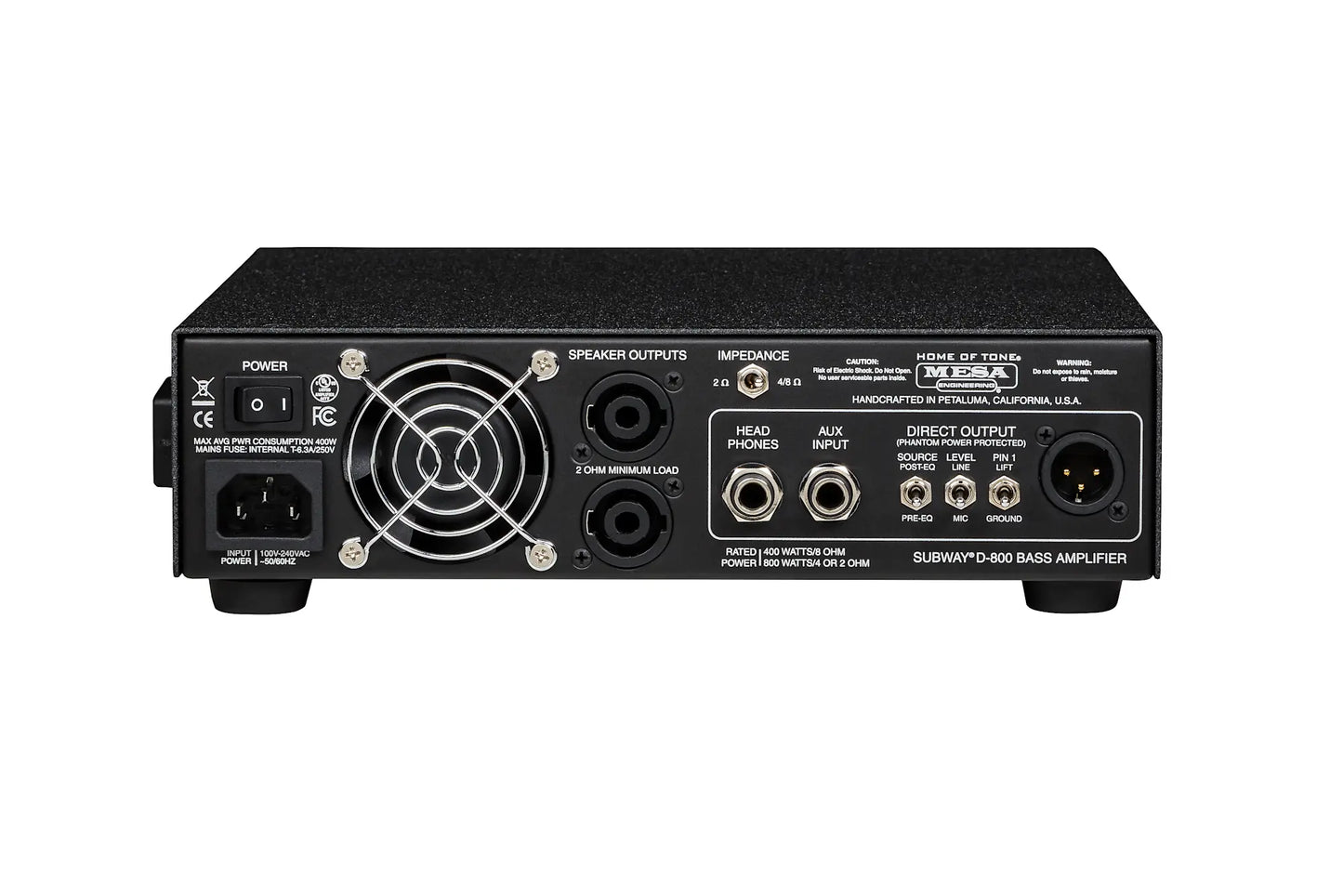 Mesa/Boogie Subway D-800 Compact Bass Amp (Metal Head), EU Head Mesa/Boogie