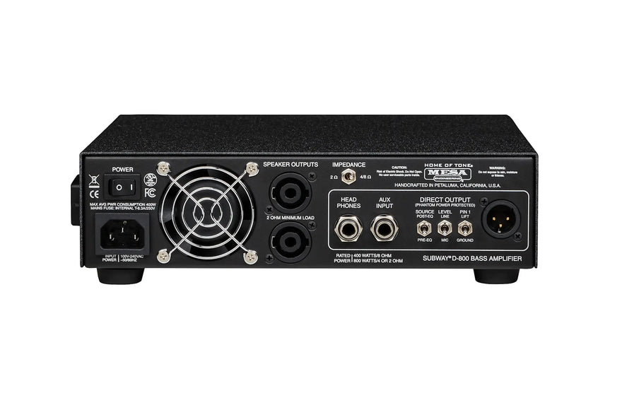 Mesa/Boogie Subway D-800 Compact Bass Amp (Metal Head), EU Head Mesa/Boogie