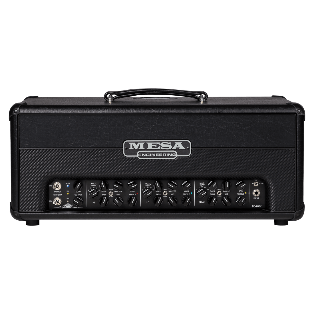Mesa/Boogie Triple Crown 100 Head, Black Taurus Head Mesa/Boogie